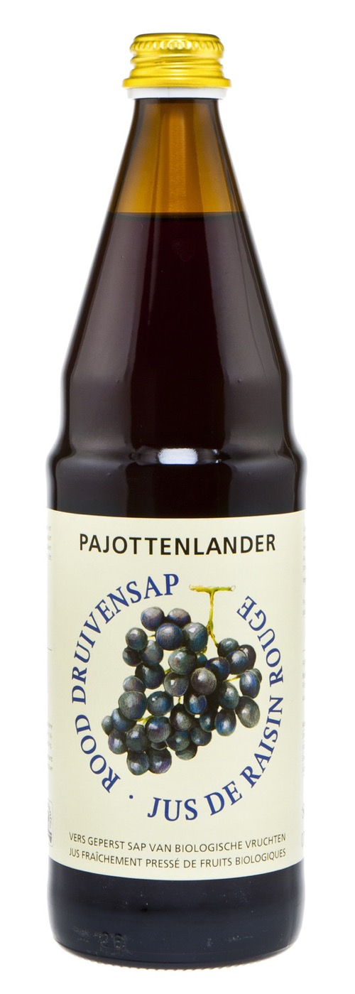 Pajottenlander Rood druivensap bio 0,75L